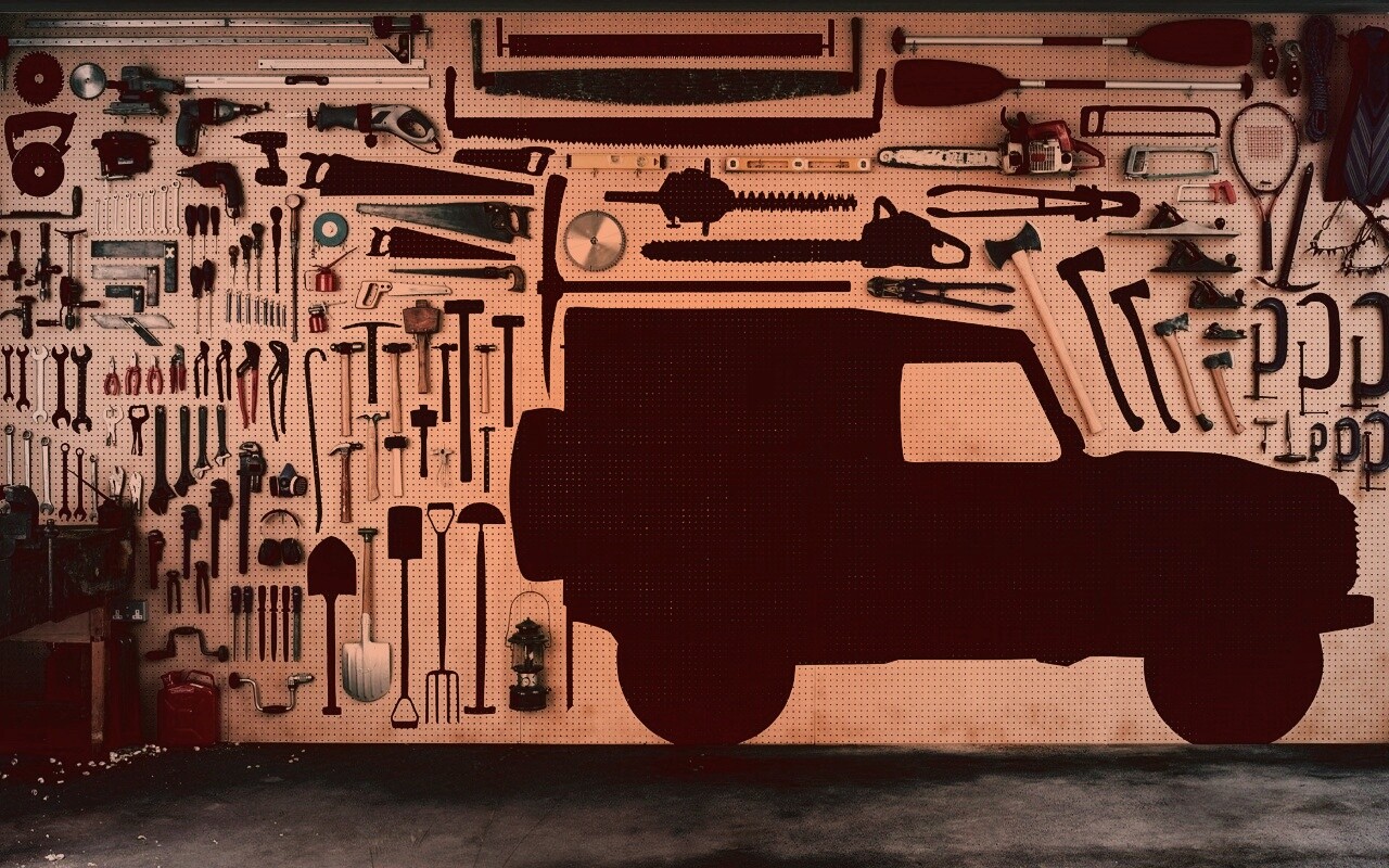 Типичный гараж обои