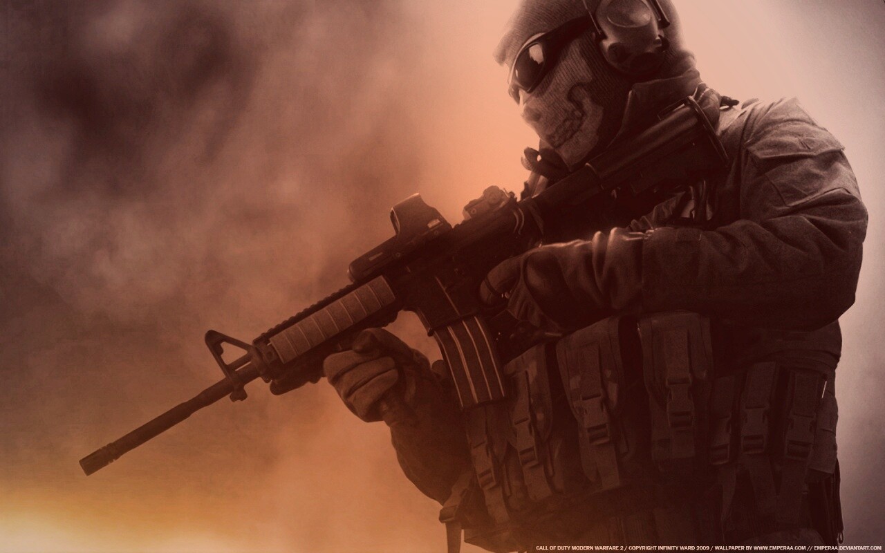 Солдат в маске обои