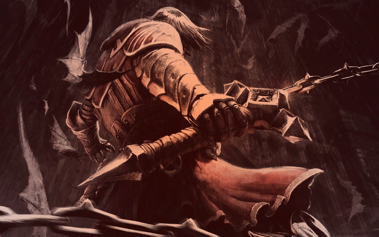 Воин с булавой обои