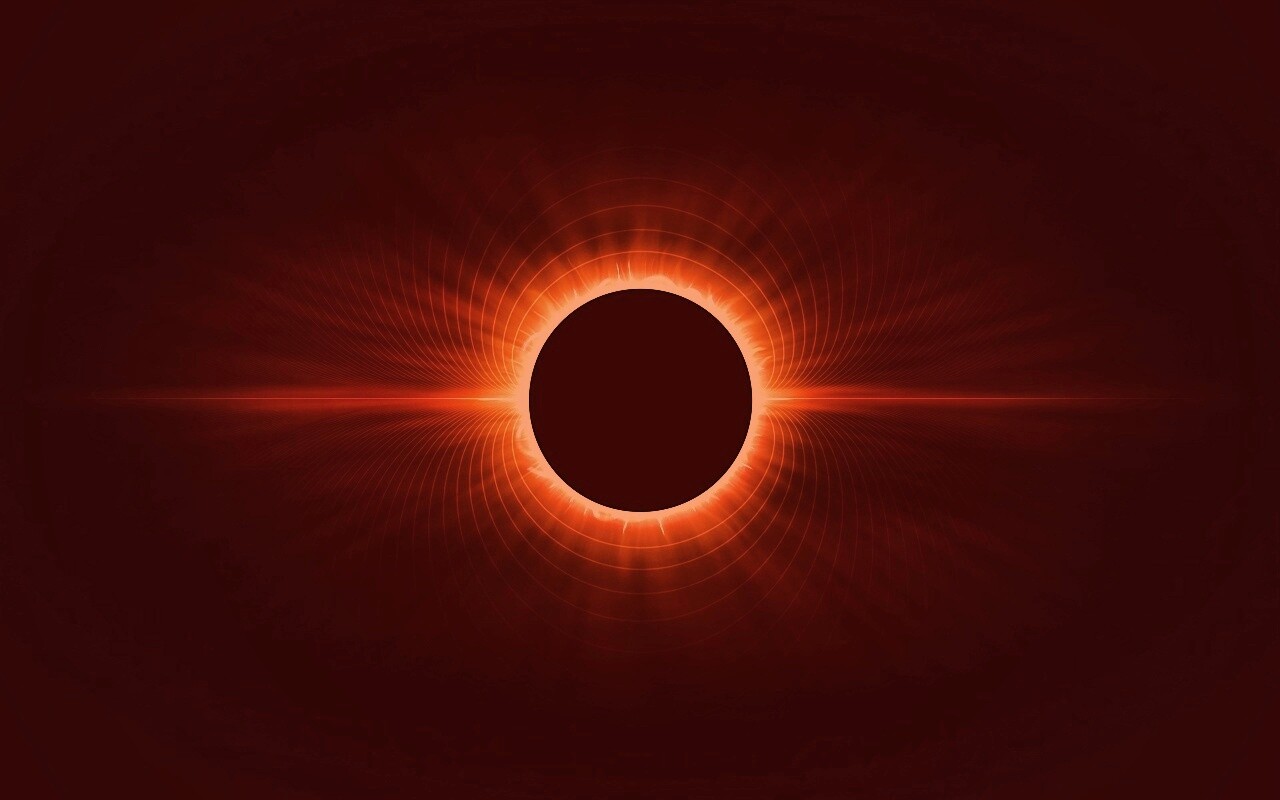 Солнецное затмение обои