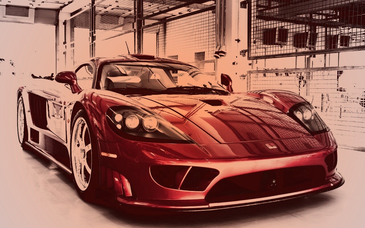 Суперкар бордового цвета обои