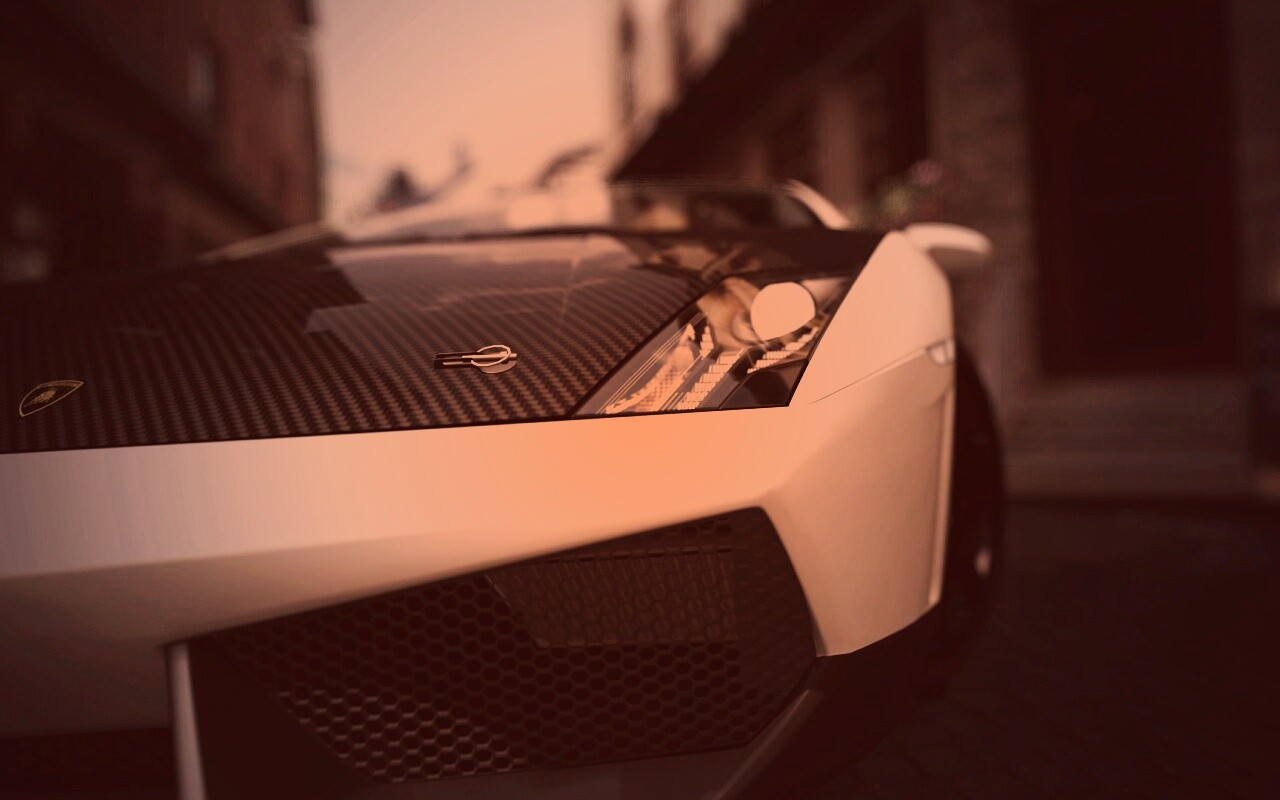 Lamborghini с карбоновым багажником обои