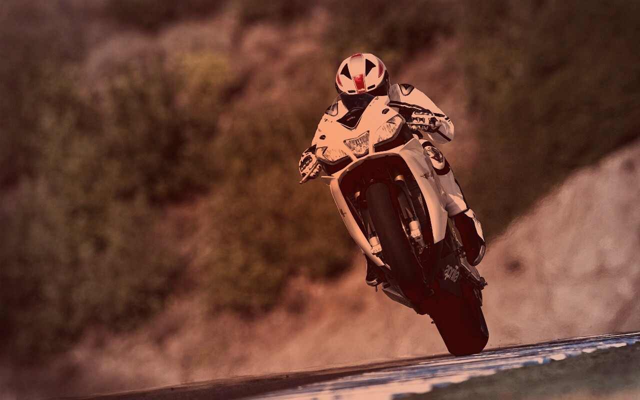 Спортбайк на козле обои