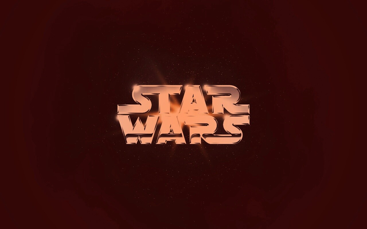 Серебряный логотип звездных войн обои