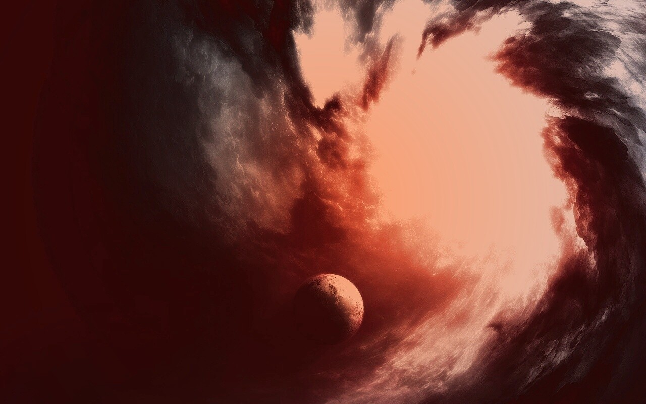 Космический вихрь обои