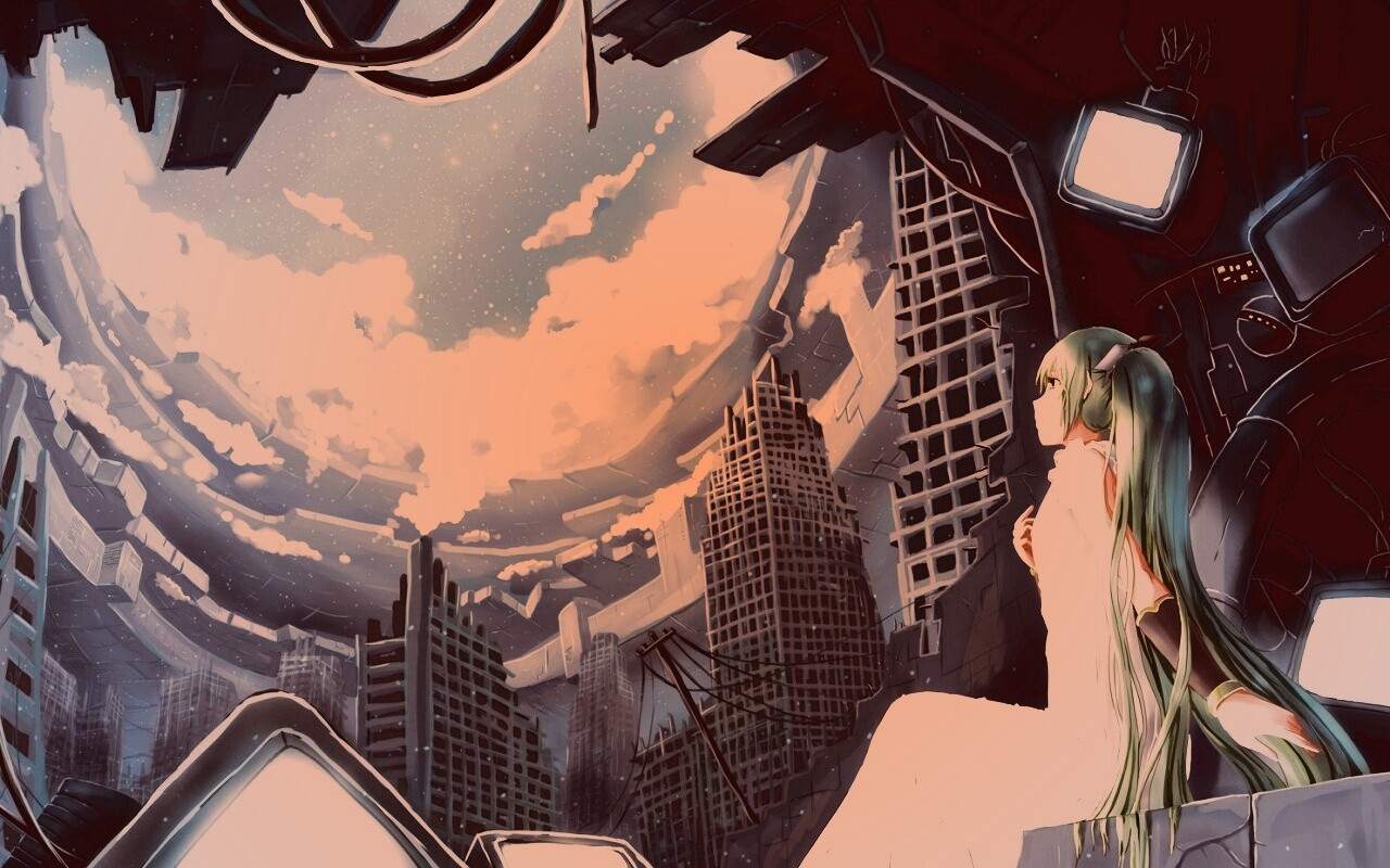 Вокалоид Hatsune Miku обои
