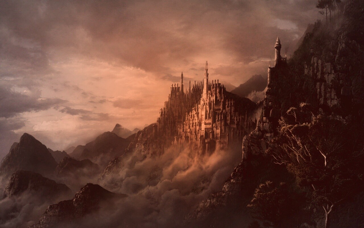 Сказочный город обои