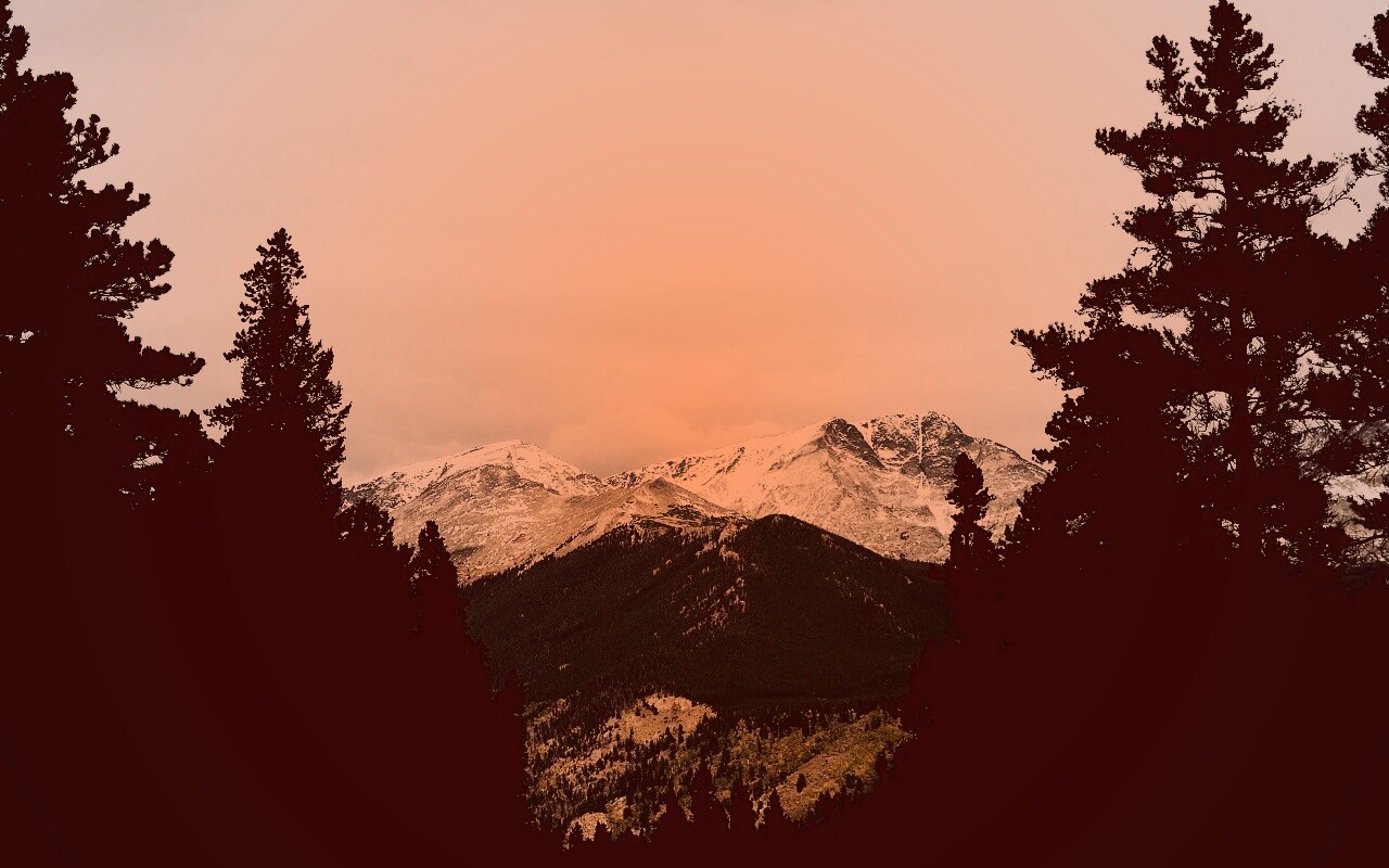 Вид на горы обои