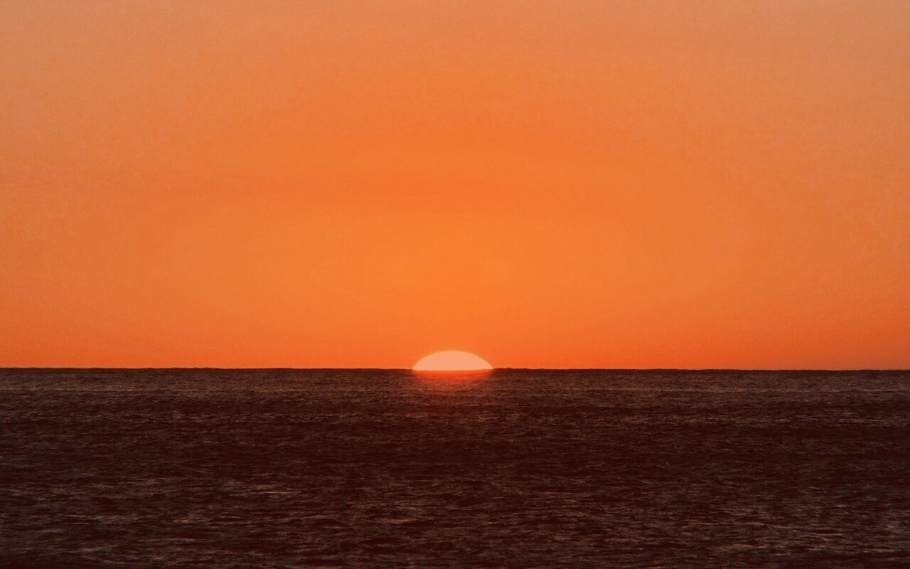Идеальный закат обои