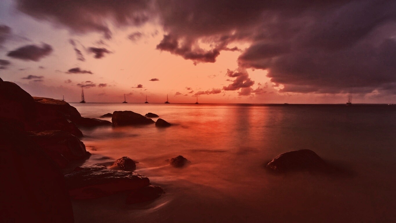 Кровавое море обои