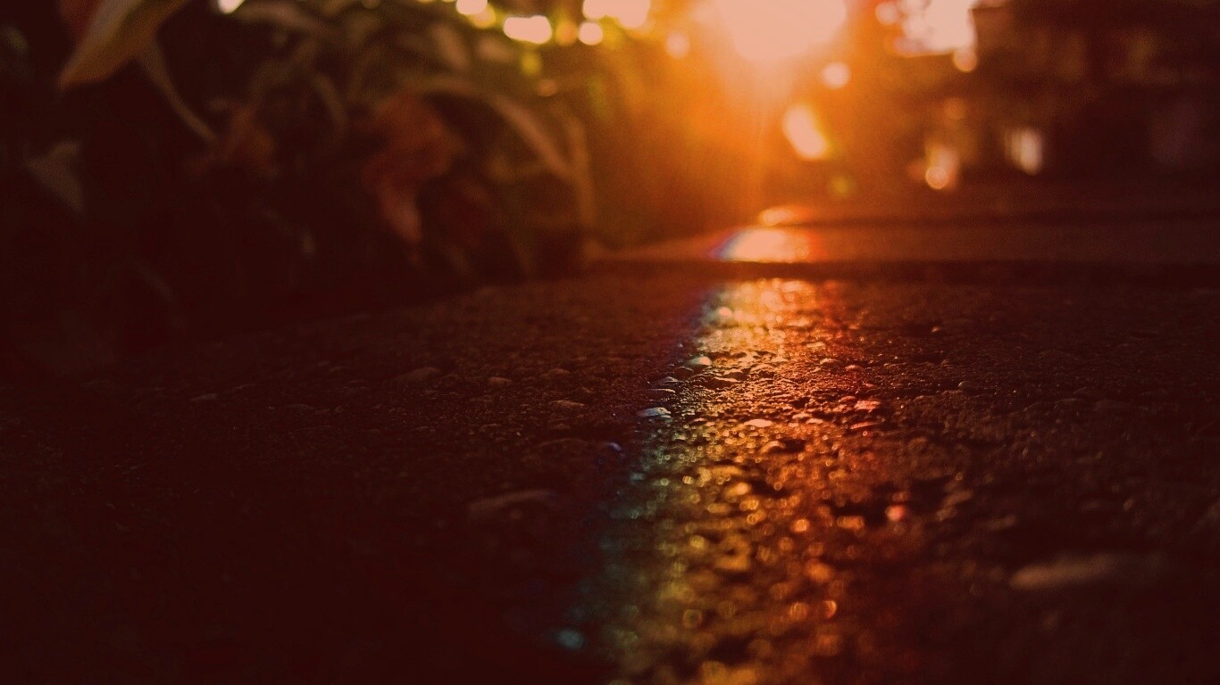 Макро радуга на камне обои