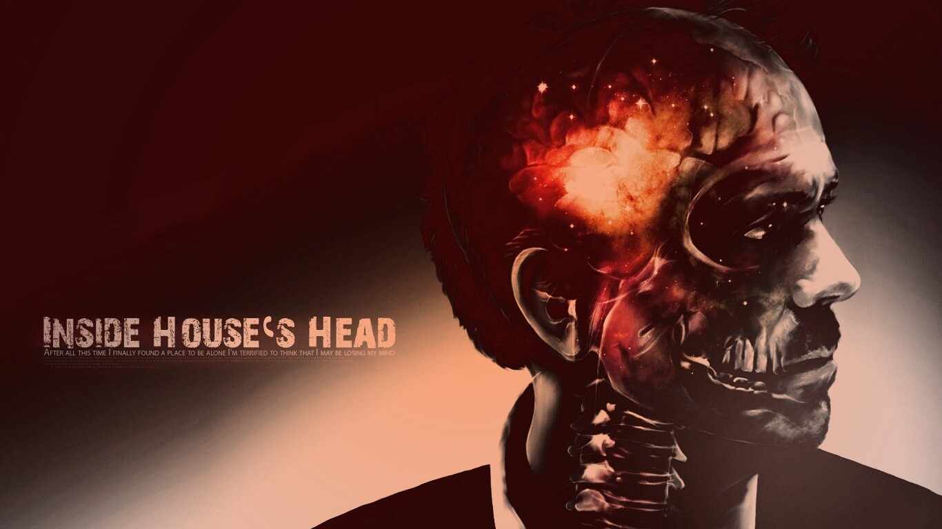 В голове доктора Хауса обои