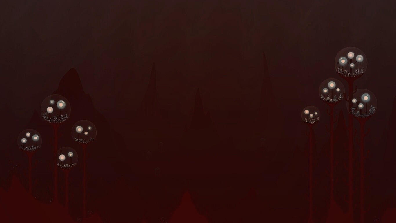 Мрачные горы обои