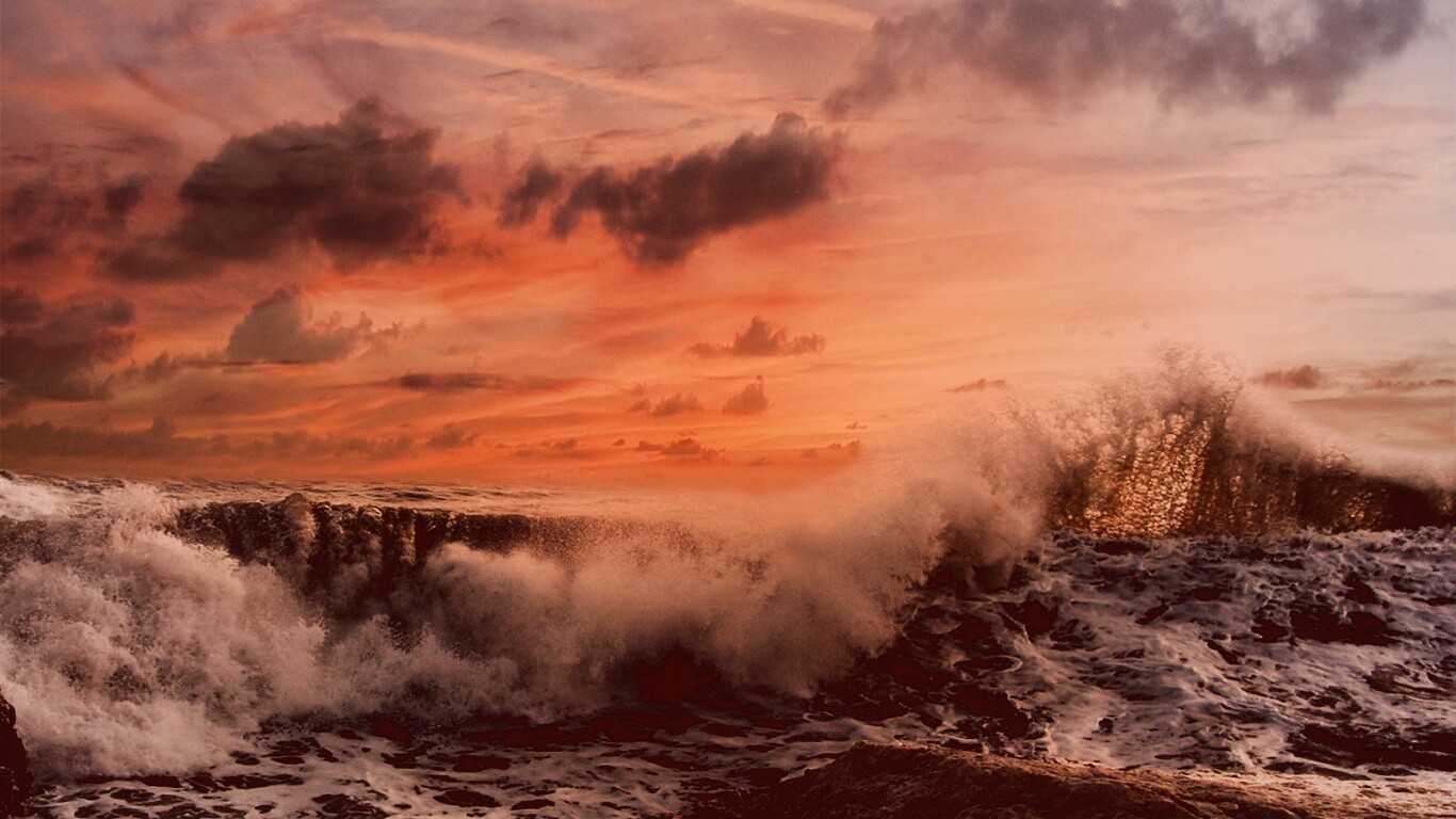 Бушующее море обои