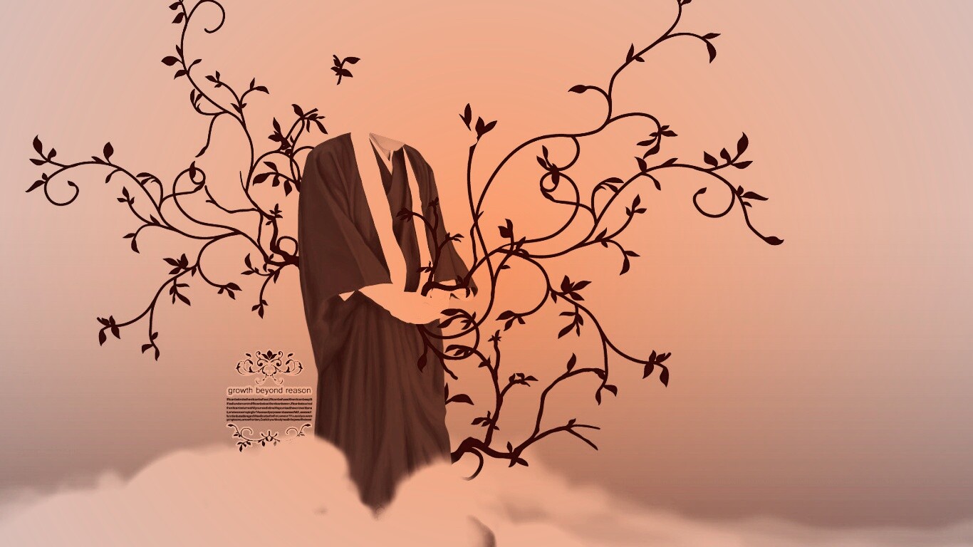 Молящийся монах обои