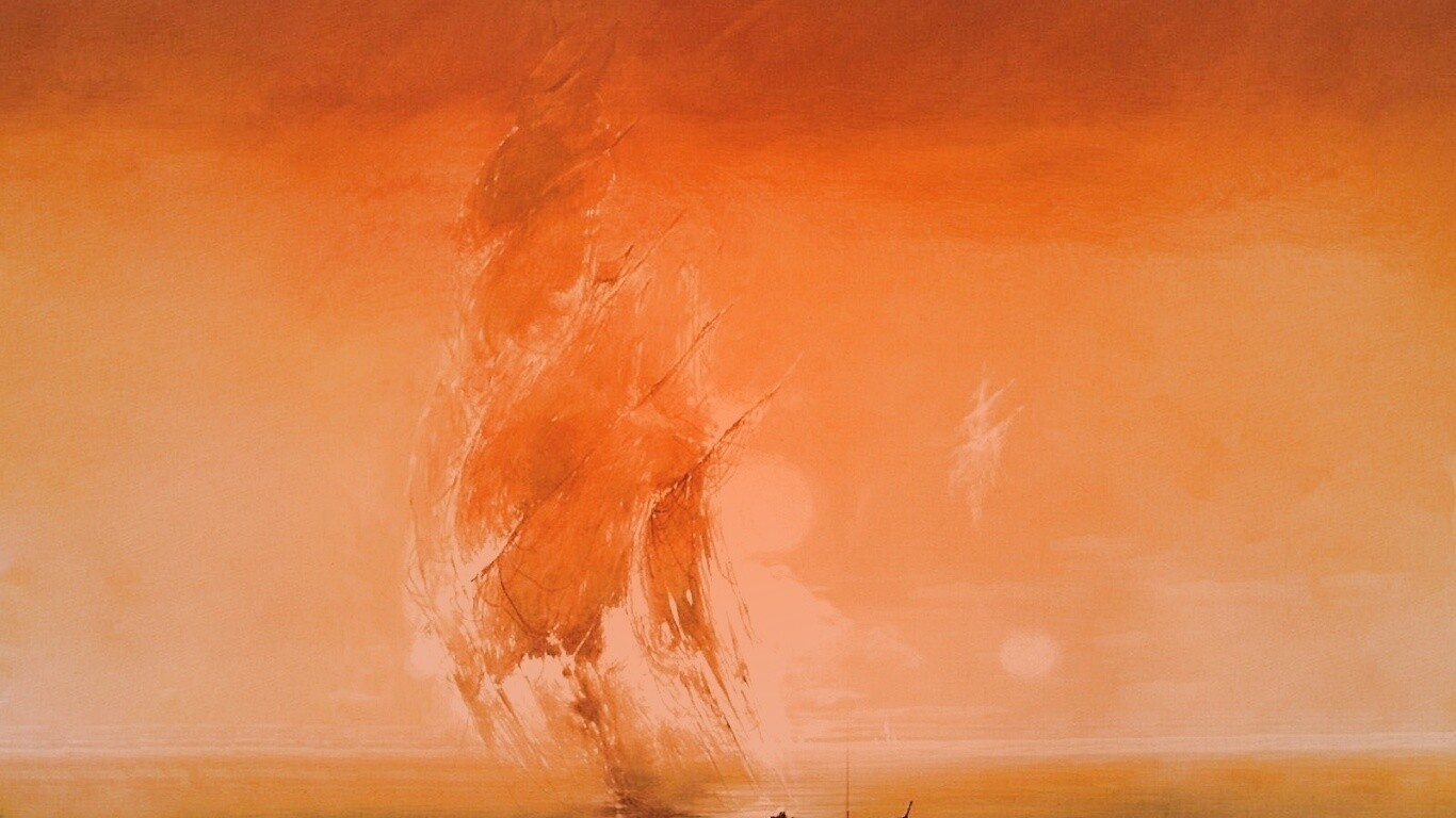 Призрачный парусник обои