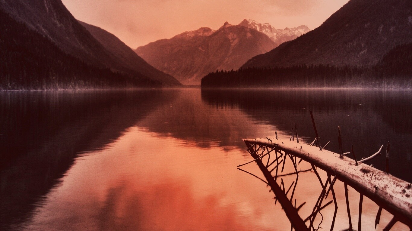 Горное озеро обои