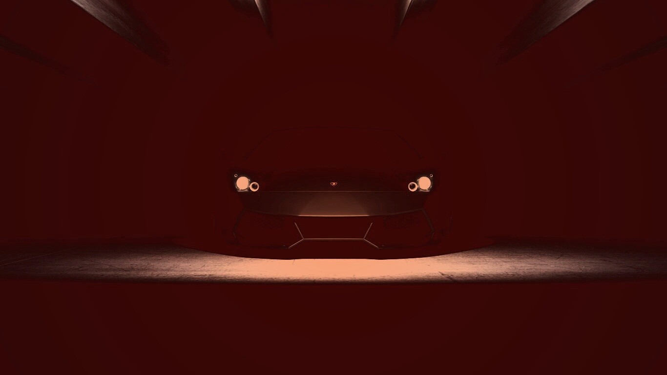 Ламборджини во тьме обои