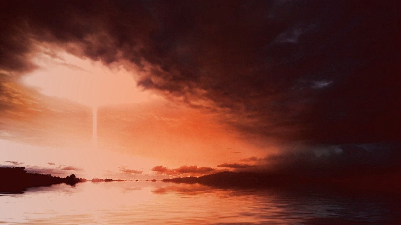 Луч с неба обои