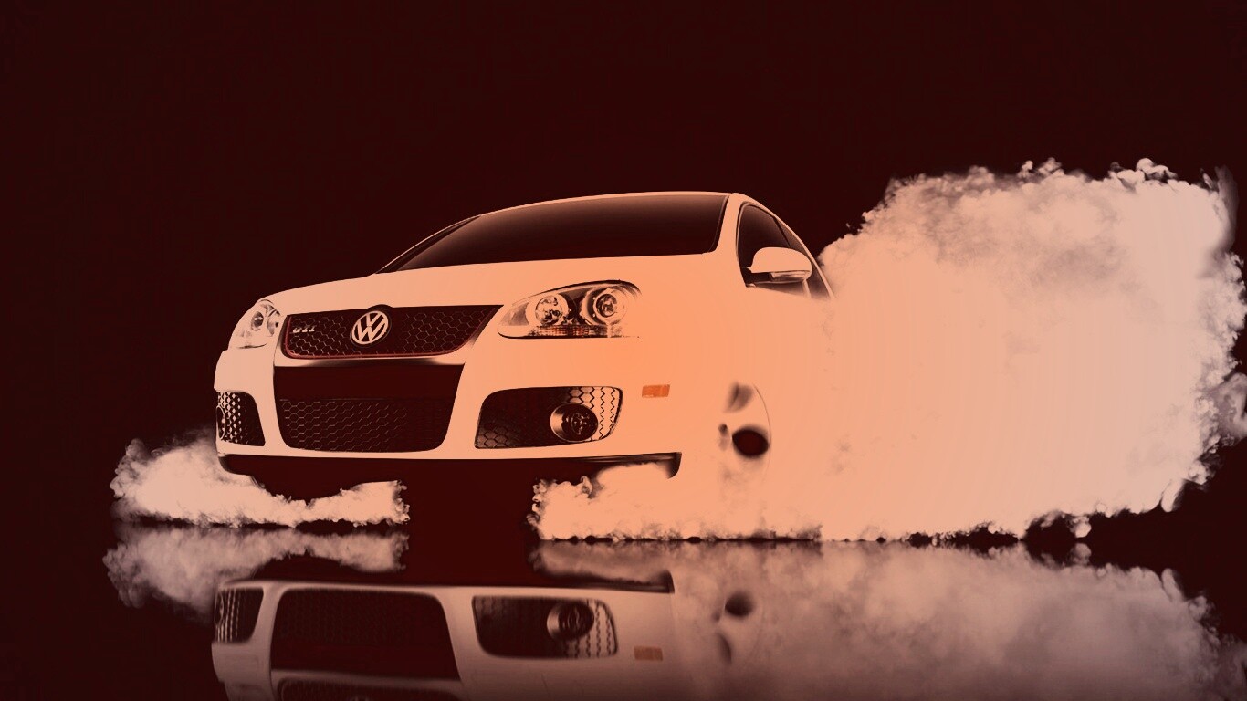 Буксующий белый Фольц обои