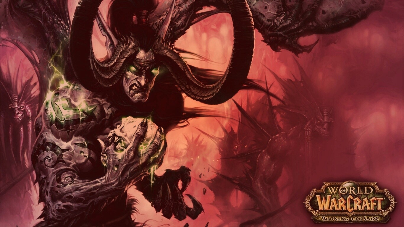 Иллидан из WoW BC обои