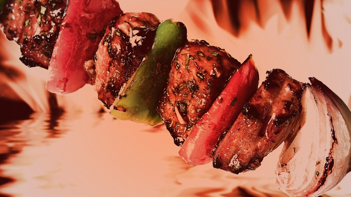 Сочный шашлычок обои