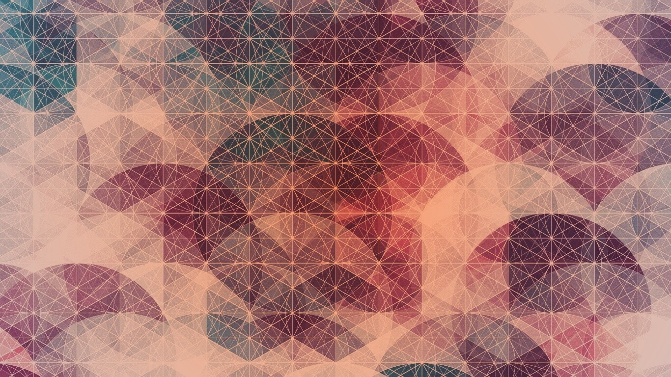 Узор из геометрических фигур обои