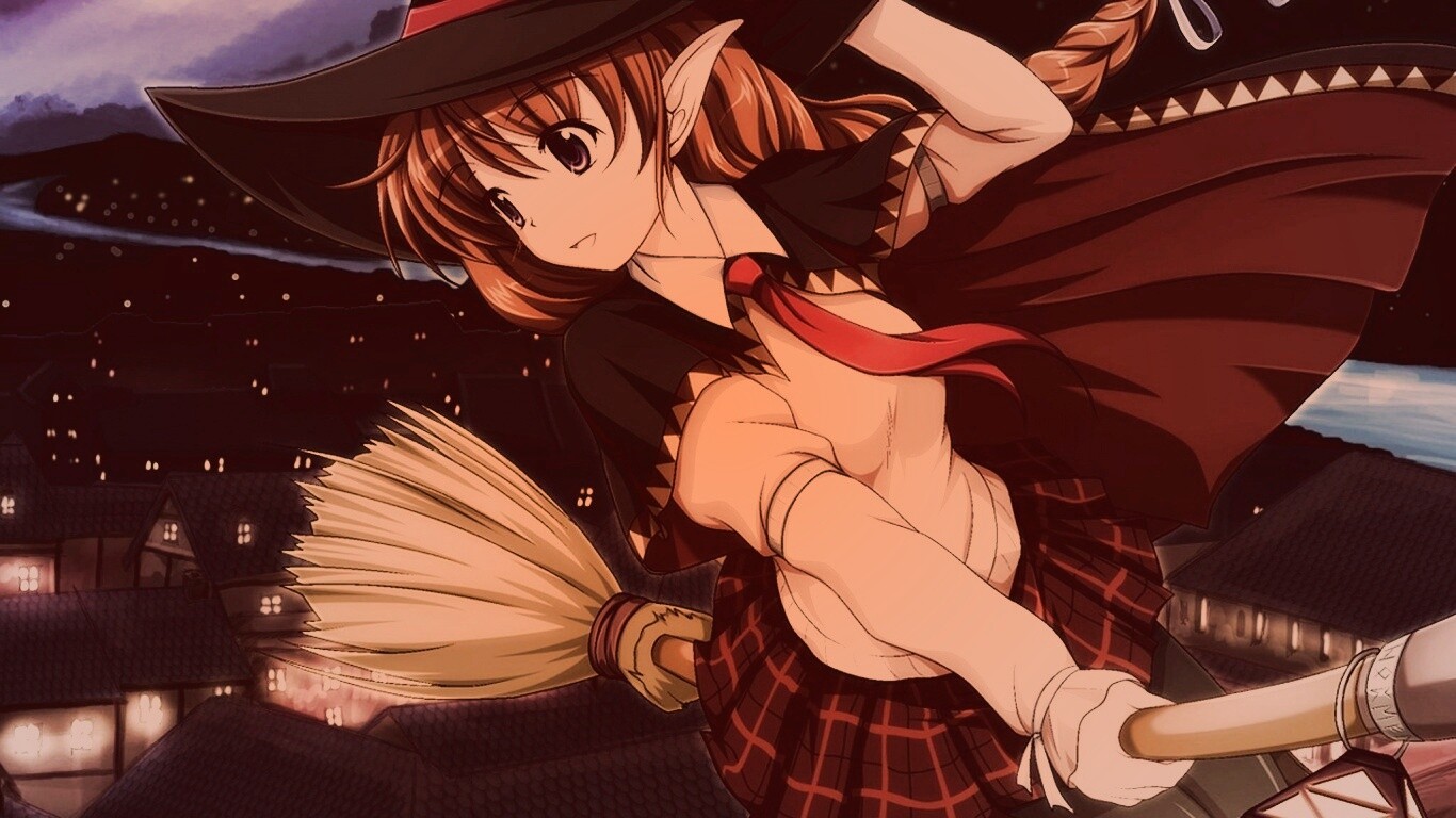 Эльфийская ведьмочка обои