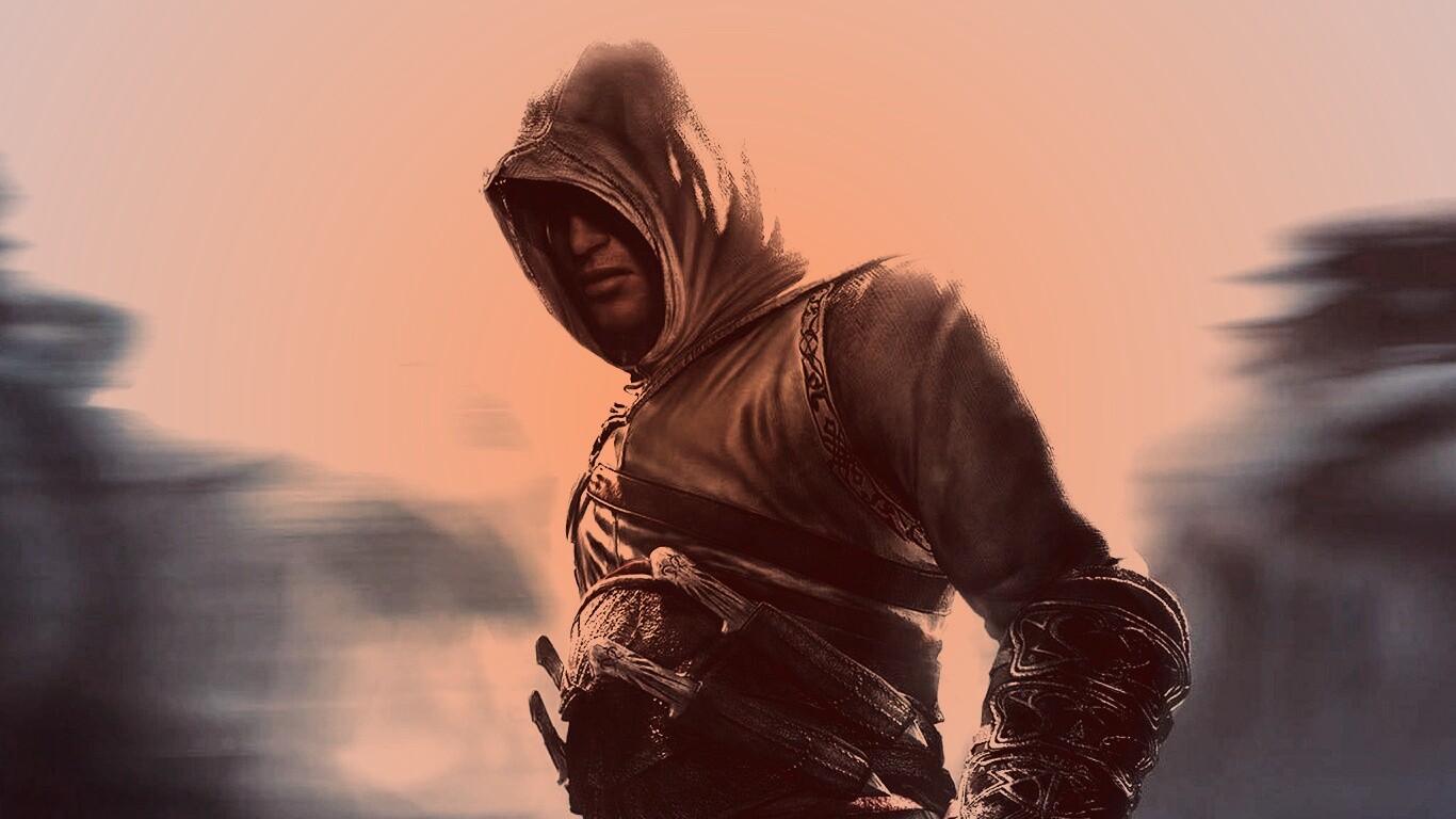 Ассасин в толпе обои