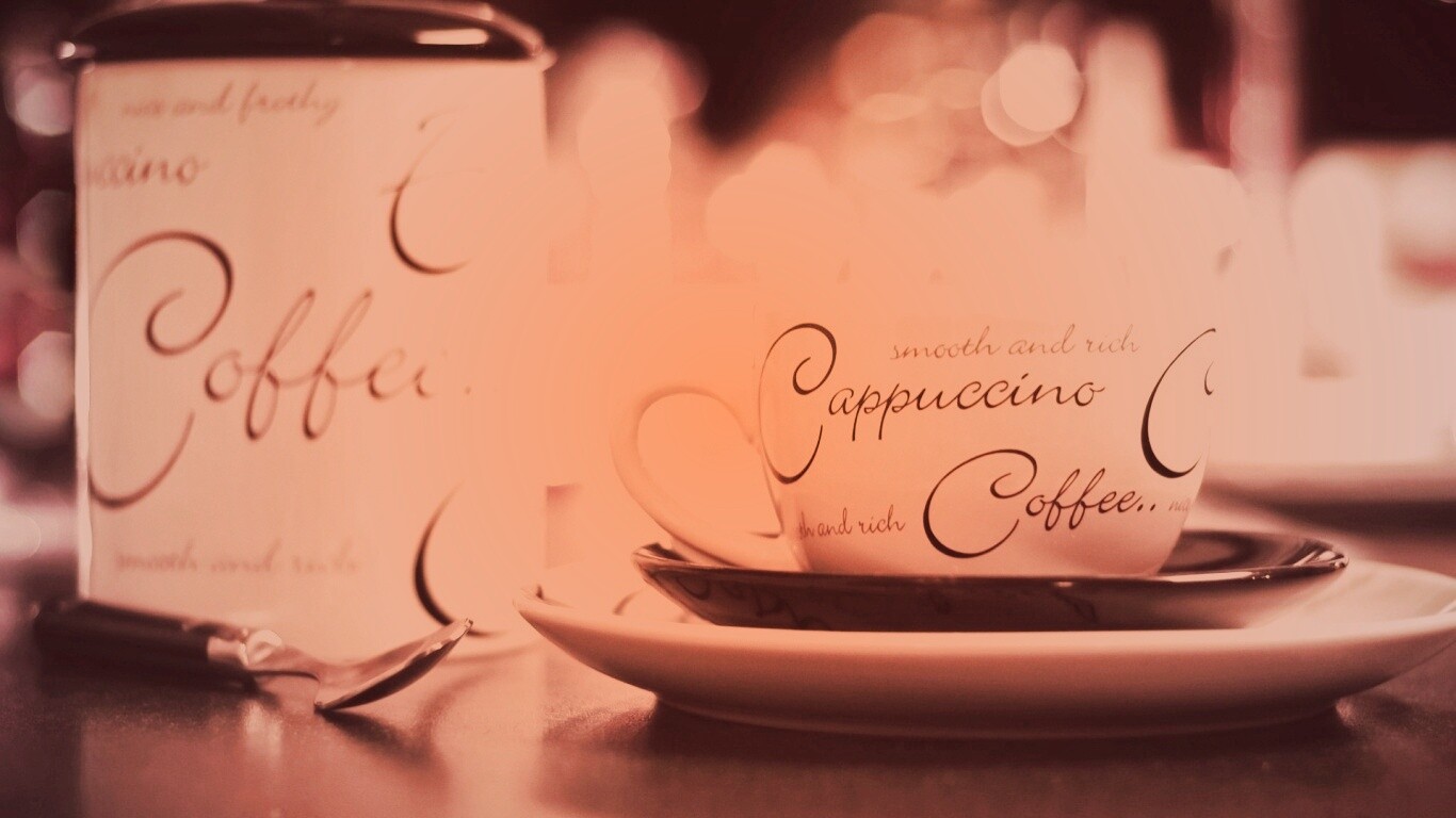 Чашечка капучино обои