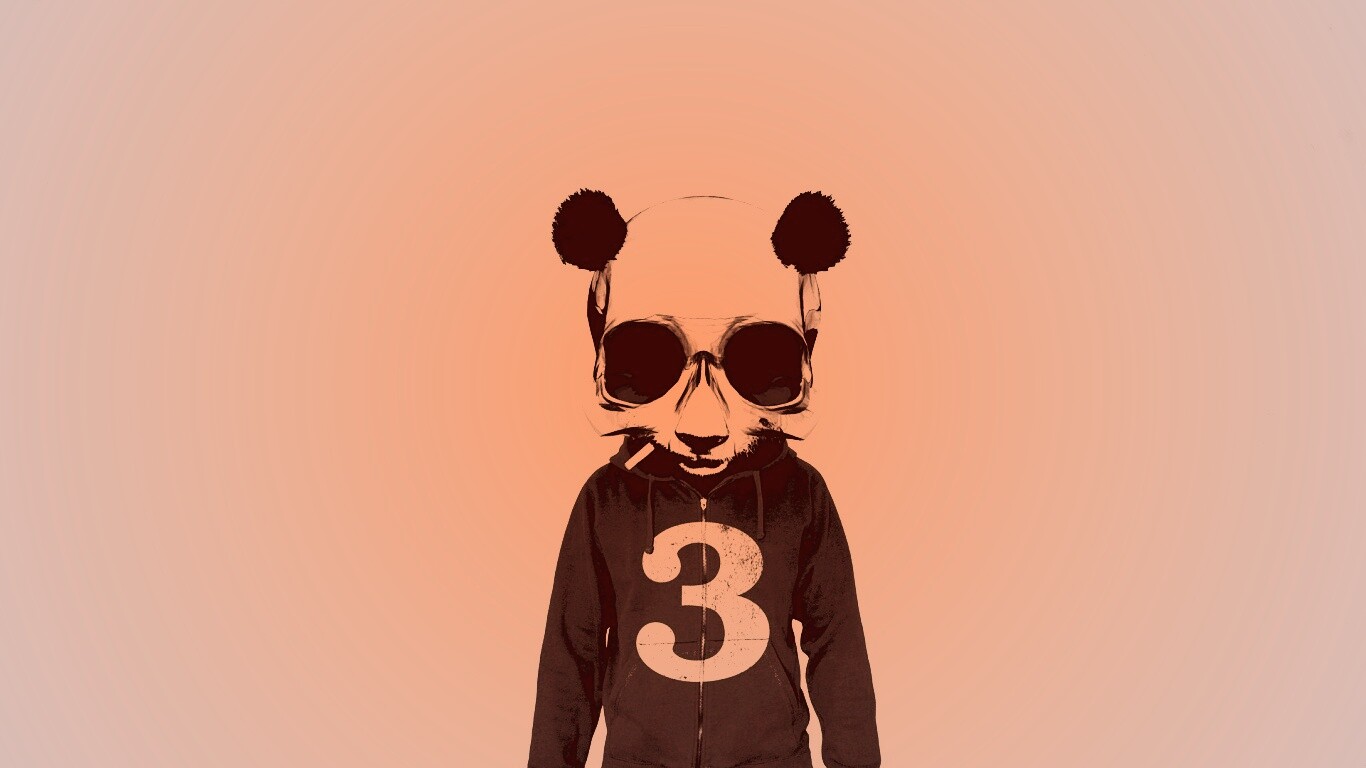 Гангста панда обои