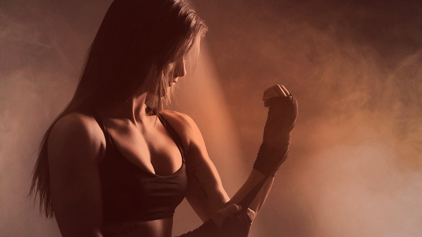 Спортивная девушка обои