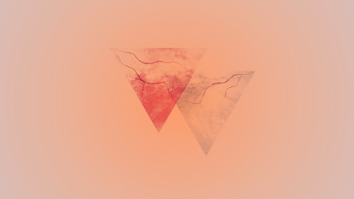 Минималистичные треугольники обои