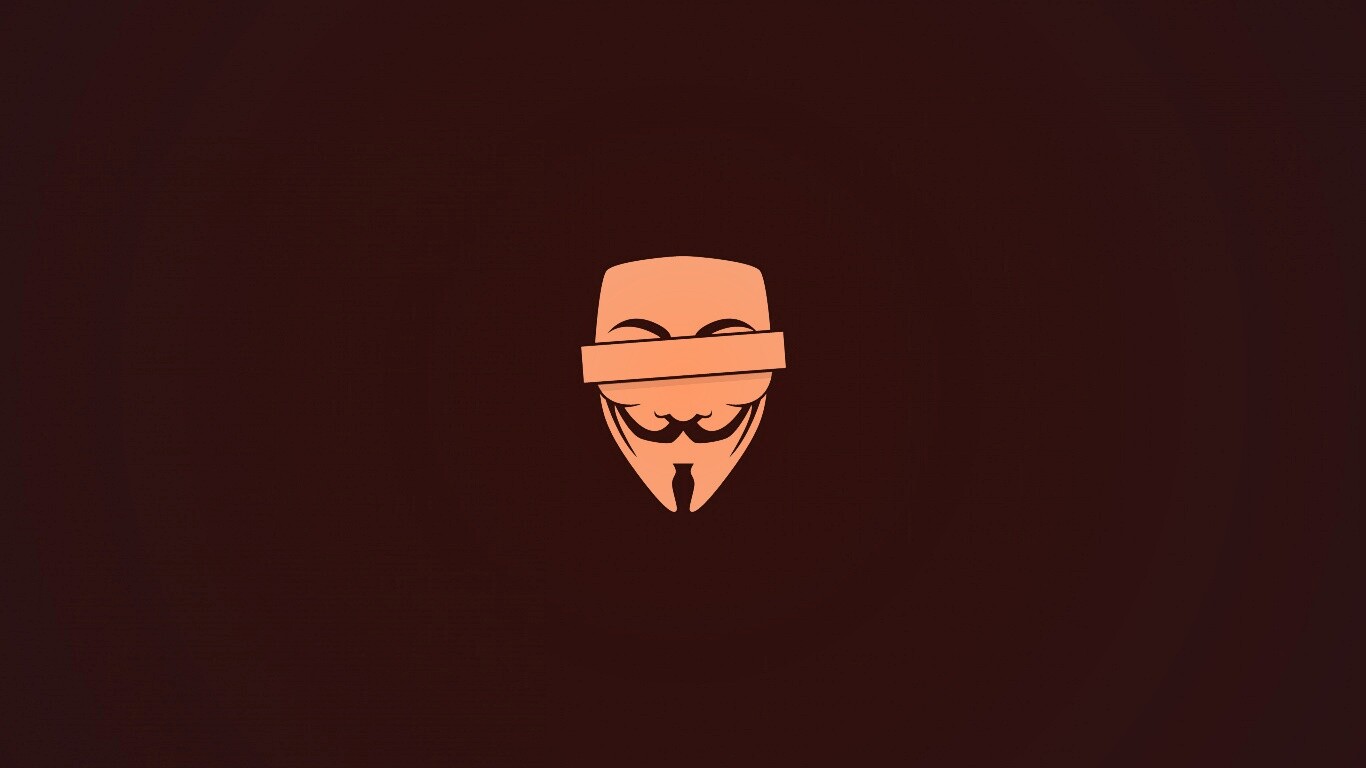 Маска Анонимуса обои