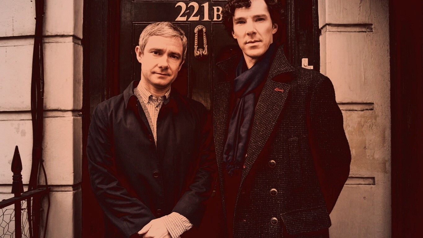 Шерлок и Ватсон обои