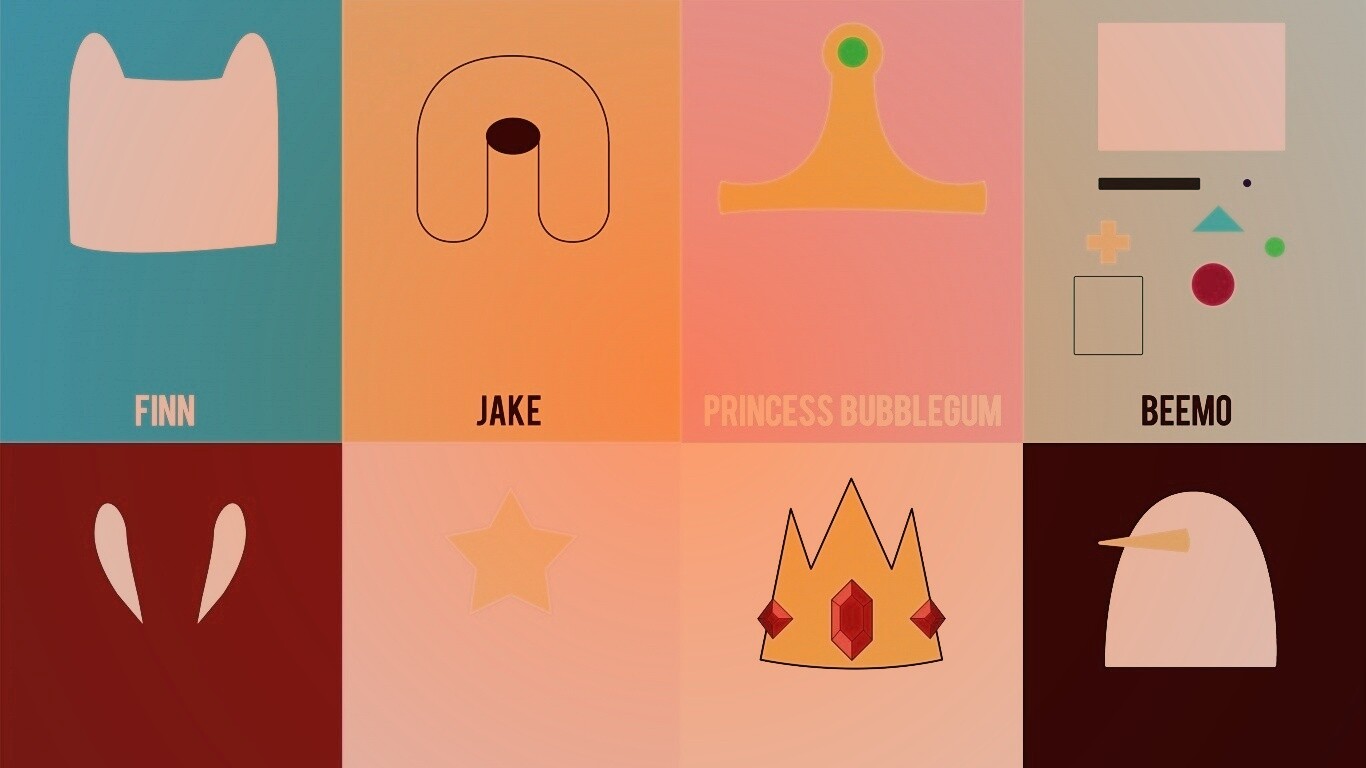 Время приключений схематично обои