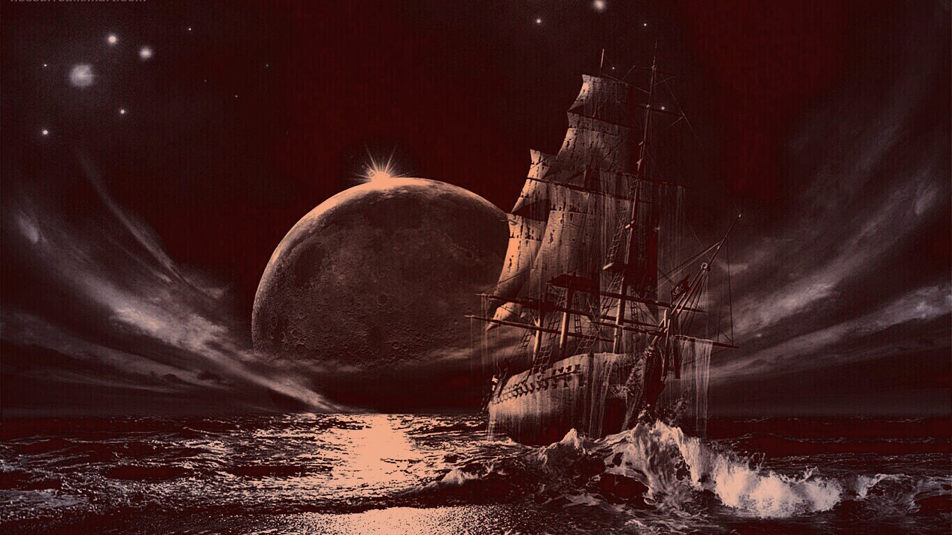 Корабль призрак обои