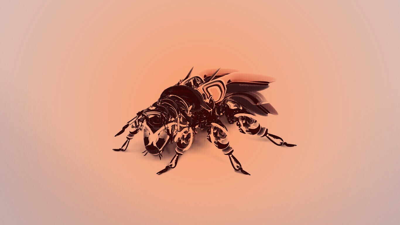 Кибер муха обои