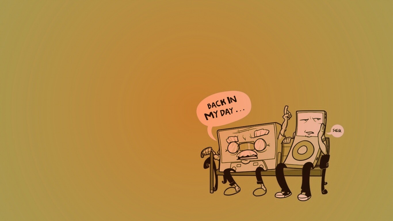 А вот в мои дни... обои