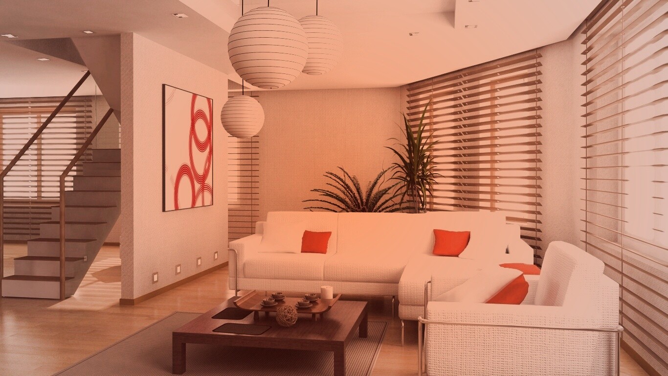 Китайская гостинная обои