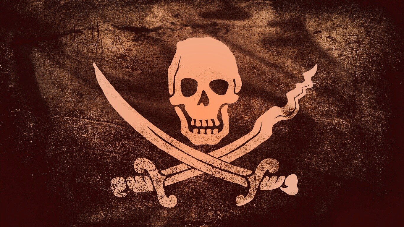 Пиратский флаг обои