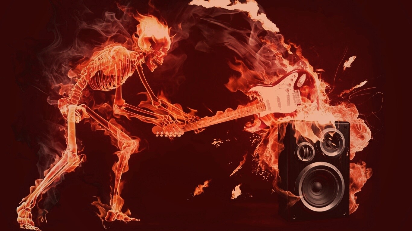 Музыка, пробирающая до костей обои