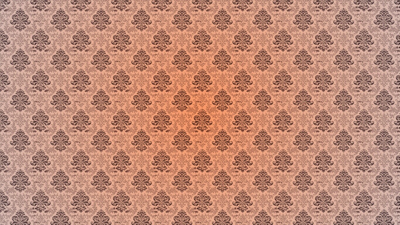 Текстура старых узорных обоев обои