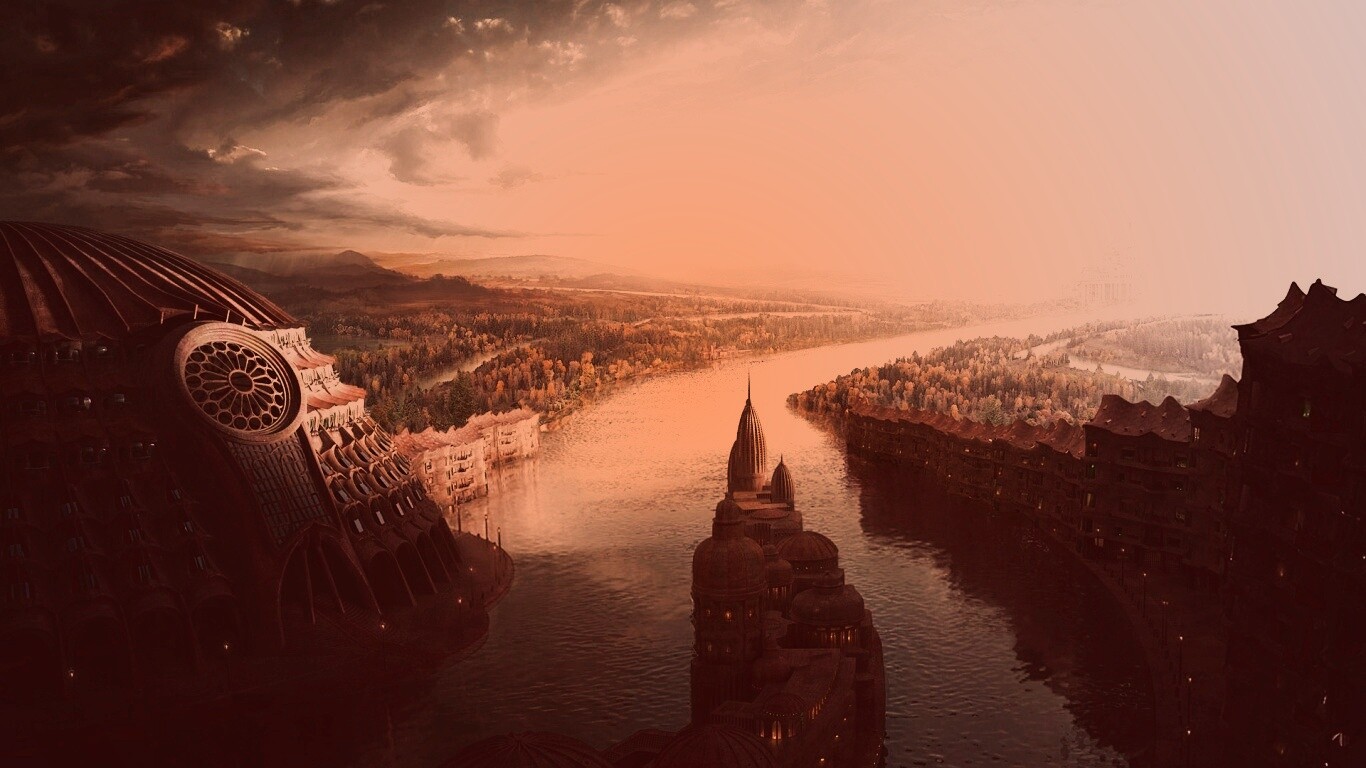 Древний город обои