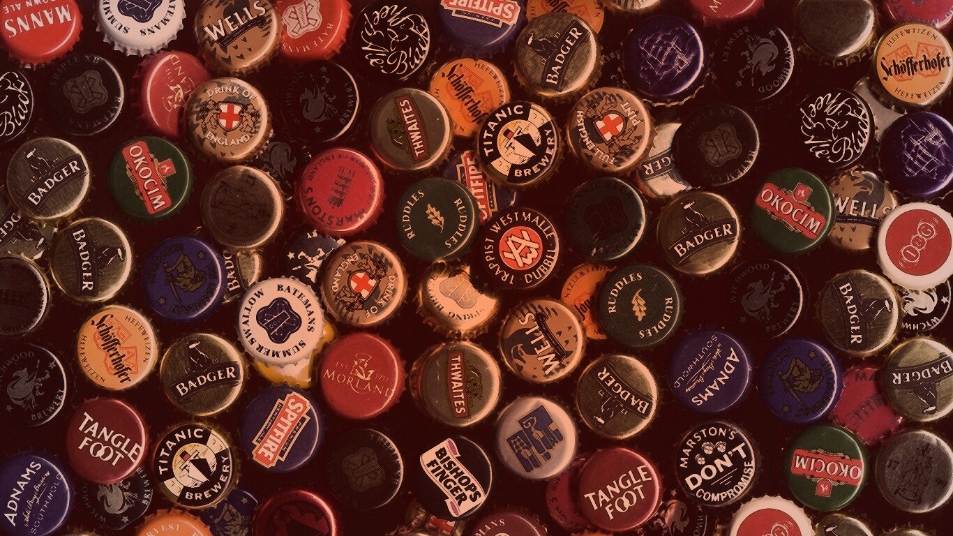 Пивные пробки обои