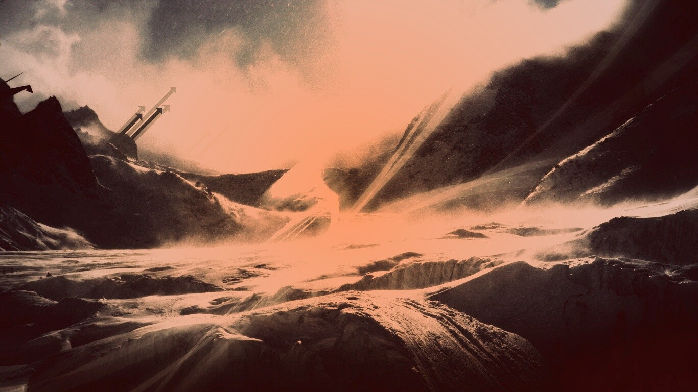 Туманные горы обои