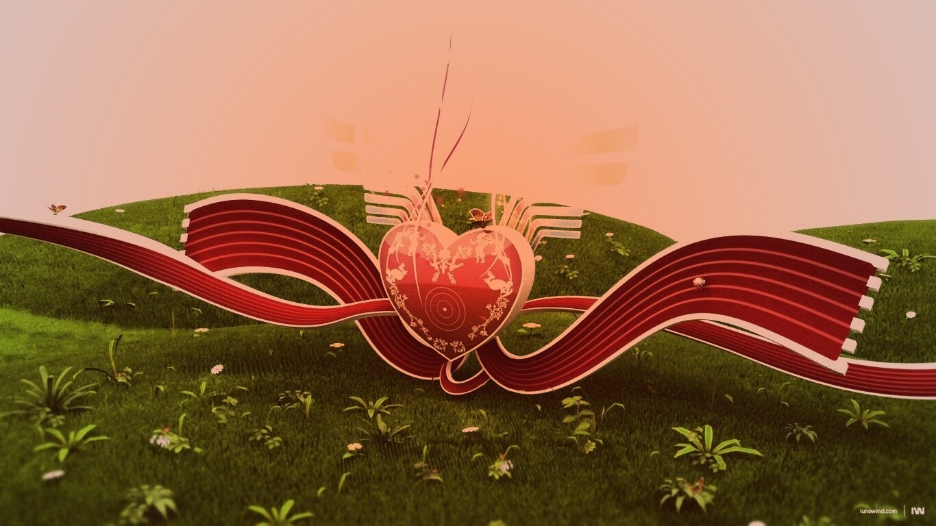 Валентинка обои