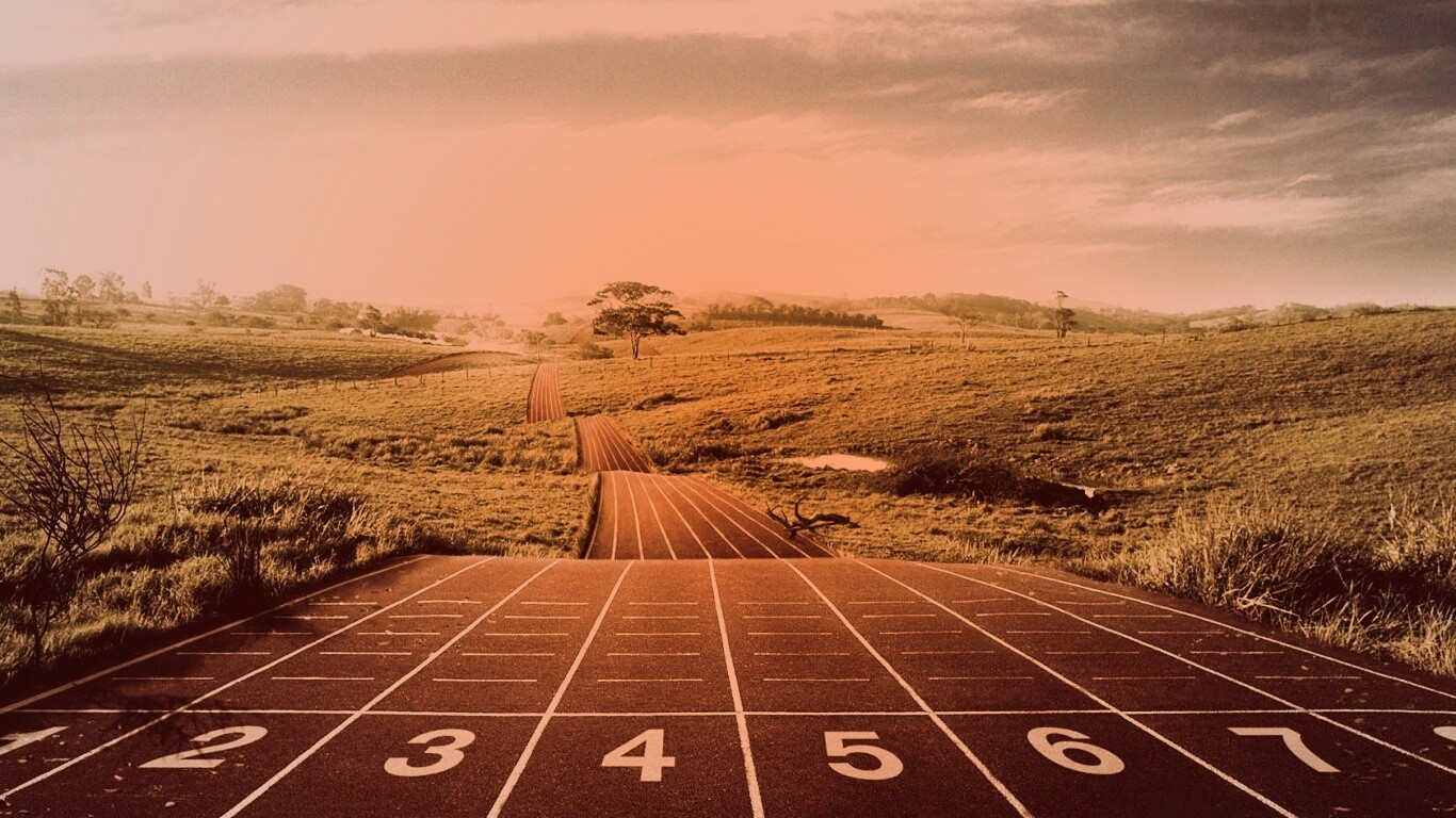 Бесконечная беговая дорожка обои