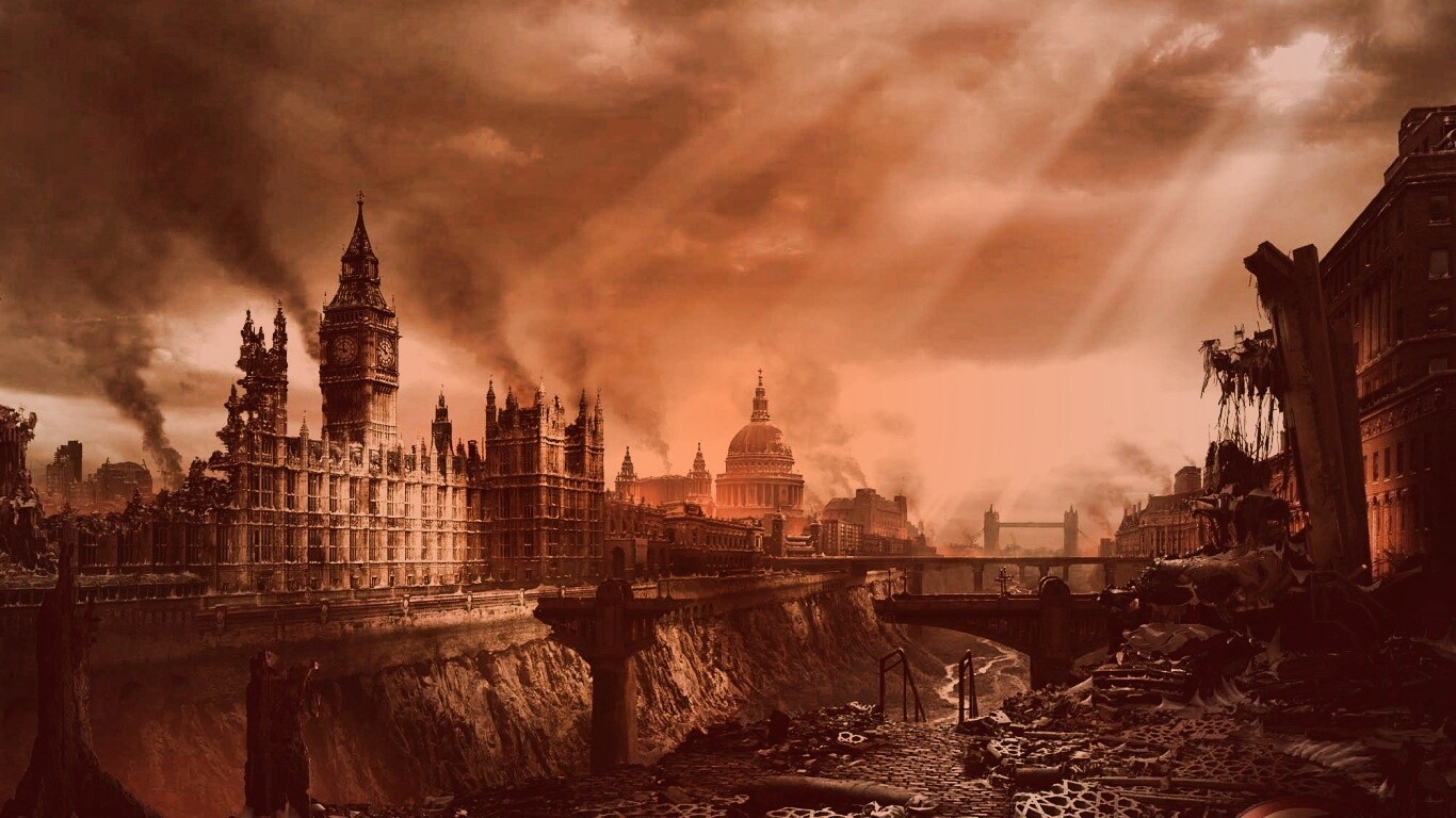 Руины Лондона обои