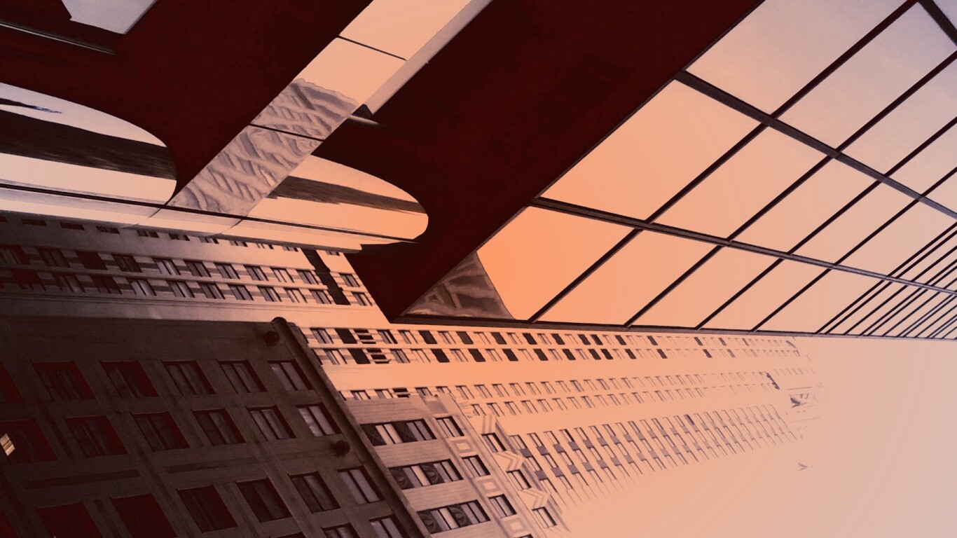 Взгляд вверх обои